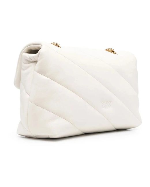 Pinko White Shoulder Bags