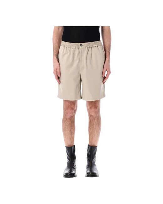 AMI Natural Casual Shorts for men
