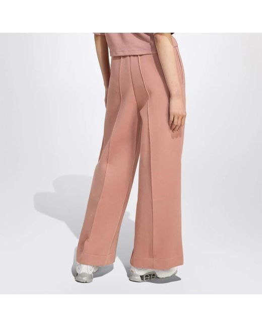 Wide Trousers Adidas Originals en coloris Pink