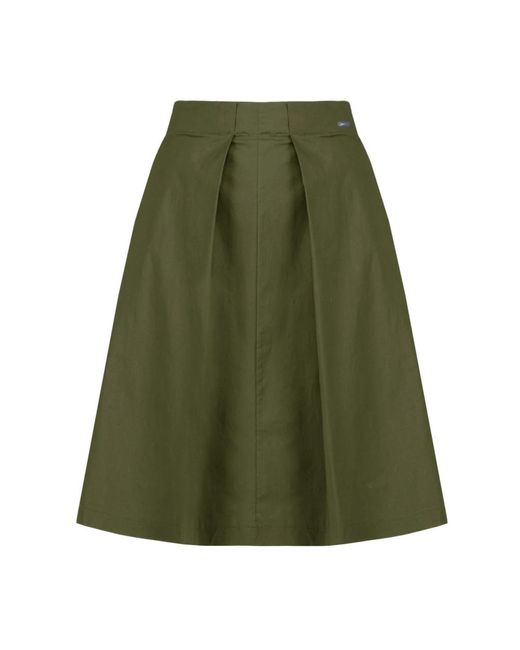 Midi Skirts Bomboogie de color Green