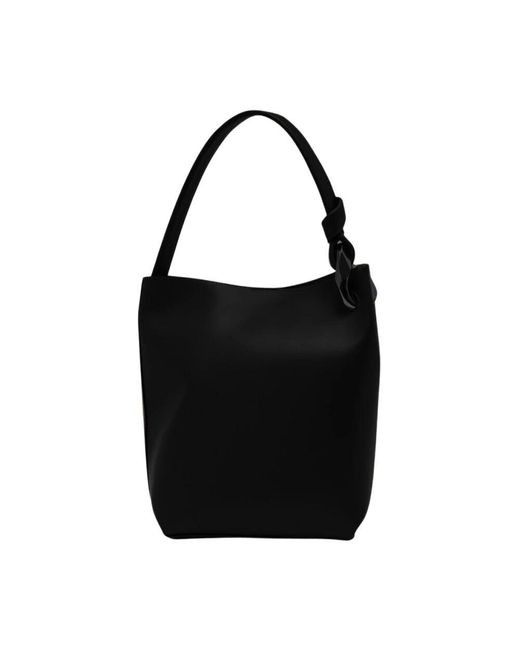 J.W. Anderson Black Elegante Corner Bucket Tasche