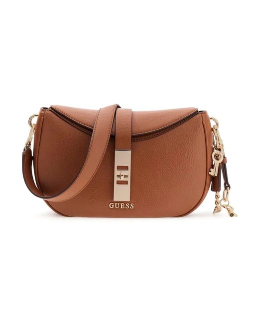 Guess Brown Cross Body Bags