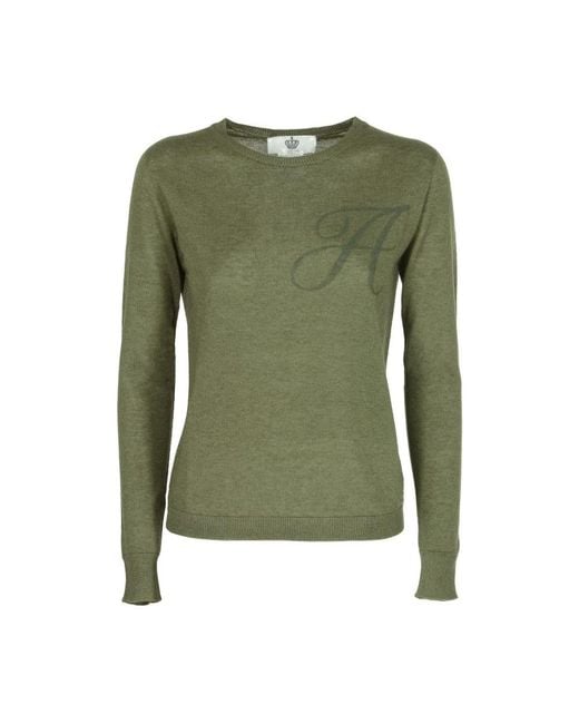 Dee Ocleppo Green Round-Neck Knitwear