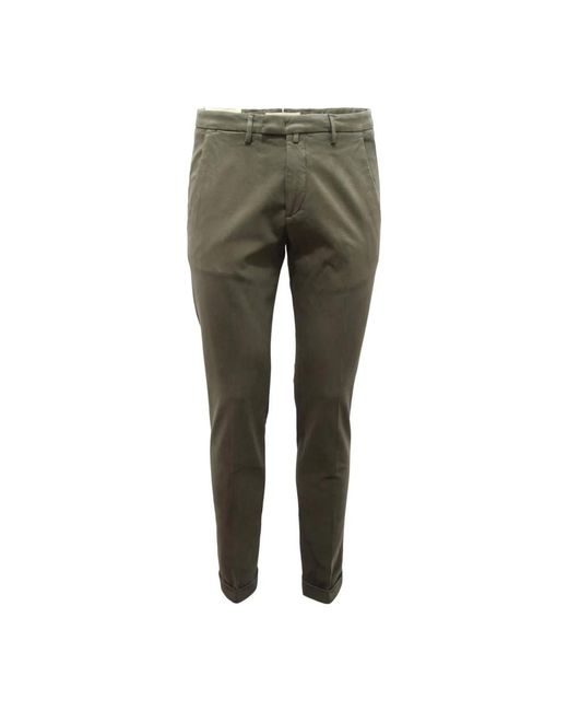 BRIGLIA Broeken ,Groen ,Slim Groene Broek Gemaakt in het Green voor heren