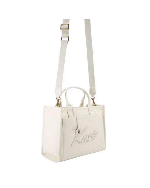 Kurt Geiger White Shopping Bags