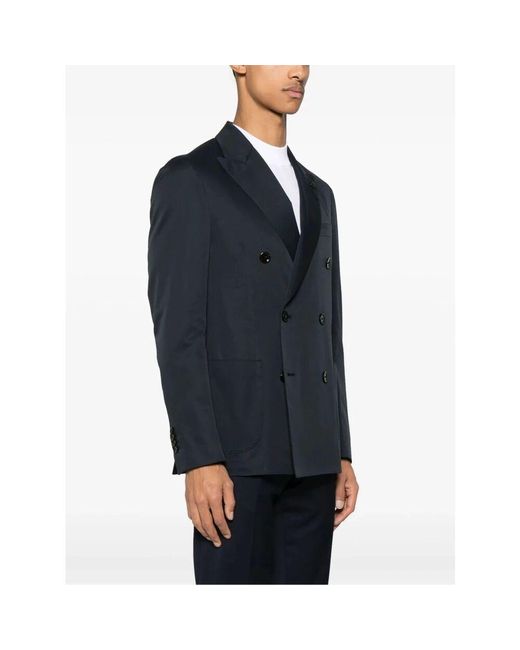 Blazers di Lardini in Blue da Uomo