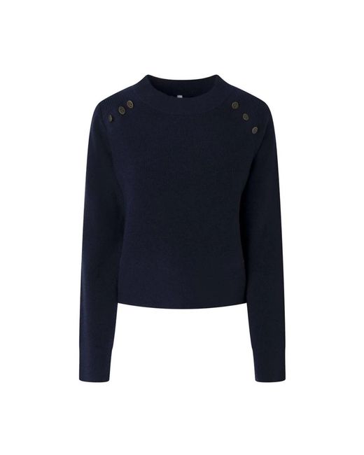 Pepe Jeans Blue Round-Neck Knitwear