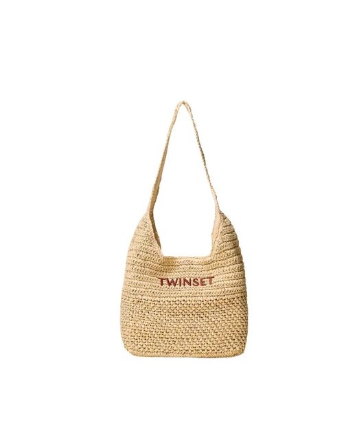 Twinset Metallic Shoulder Bags