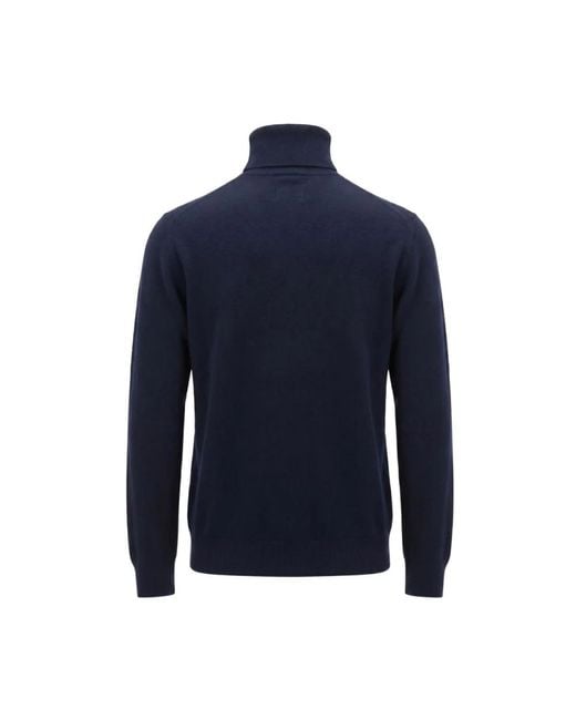 Drumohr Blue Turtlenecks for men