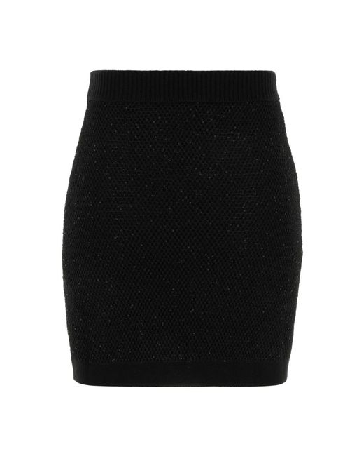 Elisabetta Franchi Black Short Skirts