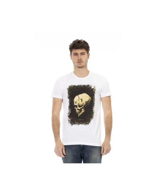 Trussardi Künstlerisches grafik-t-shirt in White für Herren