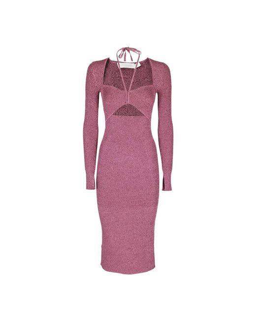 Knitted Dresses Jonathan Simkhai de color Purple