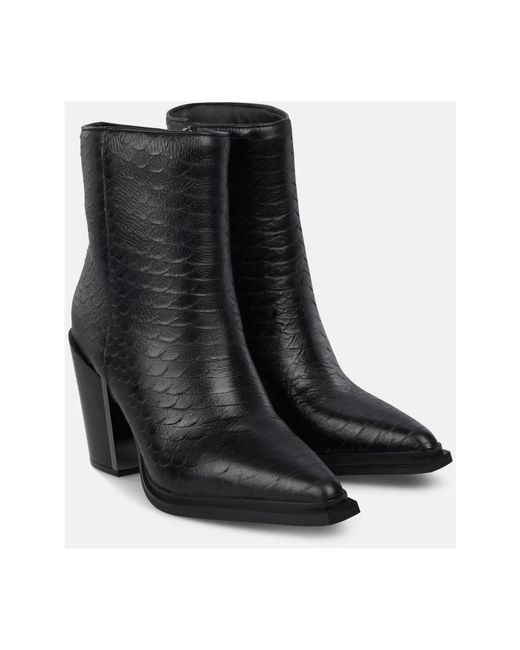 Alma En Pena. Black Cowboy & Biker Boots