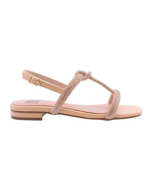 Bibi Lou Pink Flat Sandals
