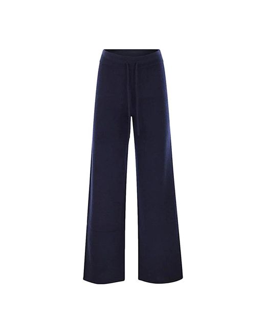 Mc2 Saint Barth Blue Wide Trousers