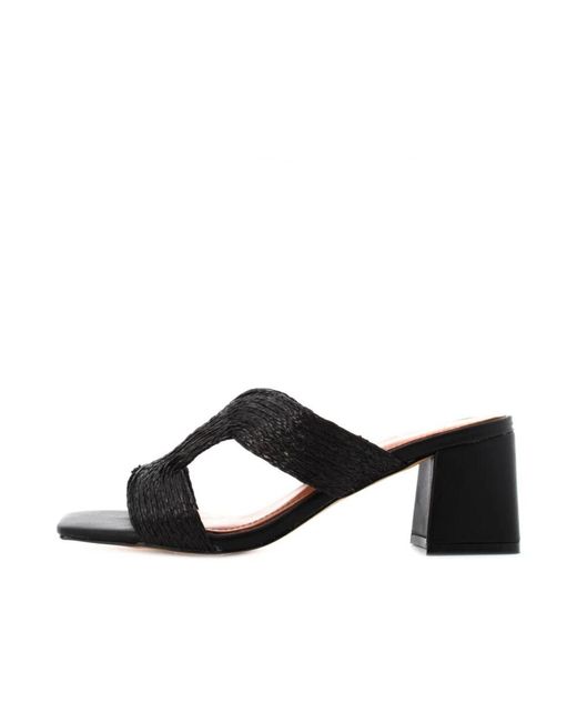 Heeled Mules di Bibi Lou in Black