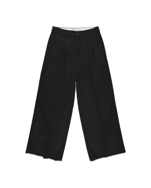 Philippe Model Black Wide Trousers