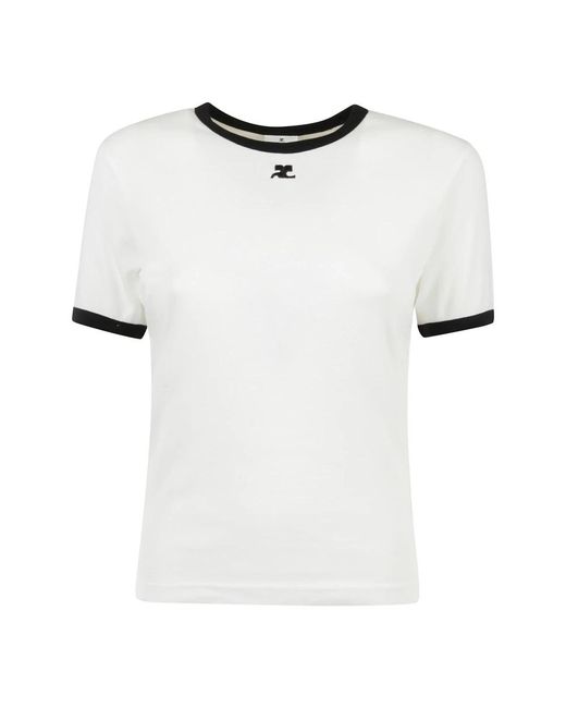 Courreges White T-Shirts