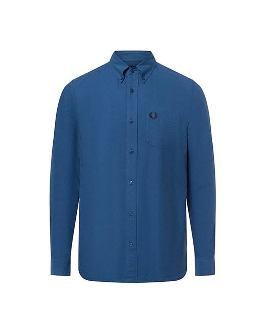 Fred Perry Camicia Oxford in het Blue voor heren