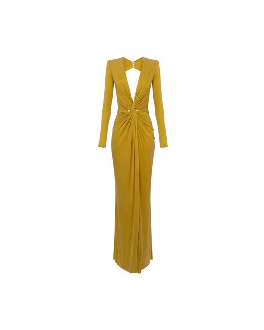 Elisabetta Franchi Yellow Gowns