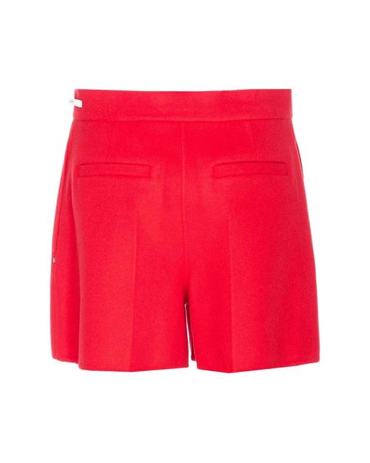 Sportmax Red Short Shorts