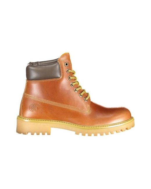 Lumberjack Brown Lace-Up Boots for men
