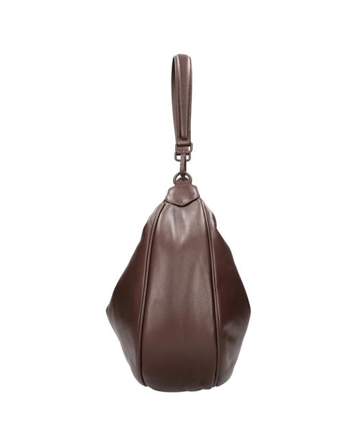 La Carrie Brown Shoulder Bags