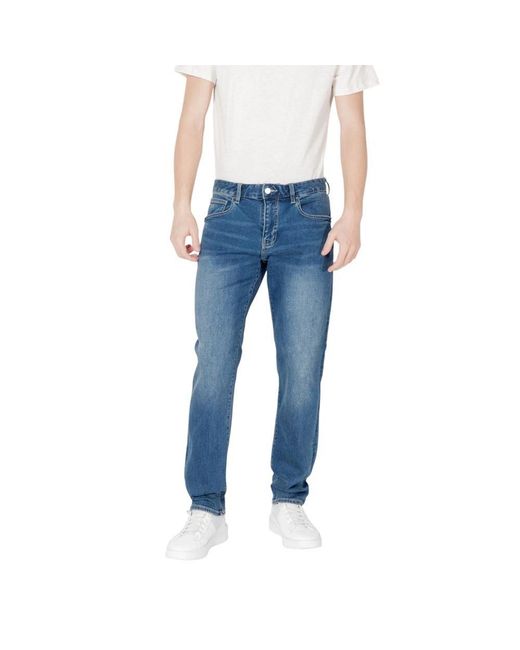 ARMANI EXCHANGE Blue Slim Fit Jeans for men