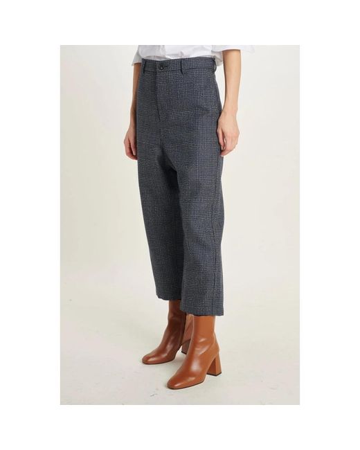 Sofie D'Hoore Blue Cropped Trousers