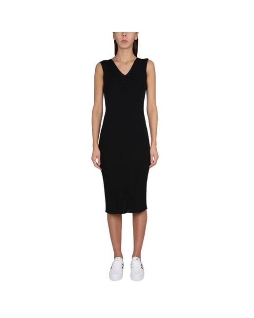 Moncler Black Knitted Dresses