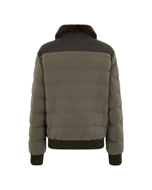 Moorer Green Bomber Jackets for men