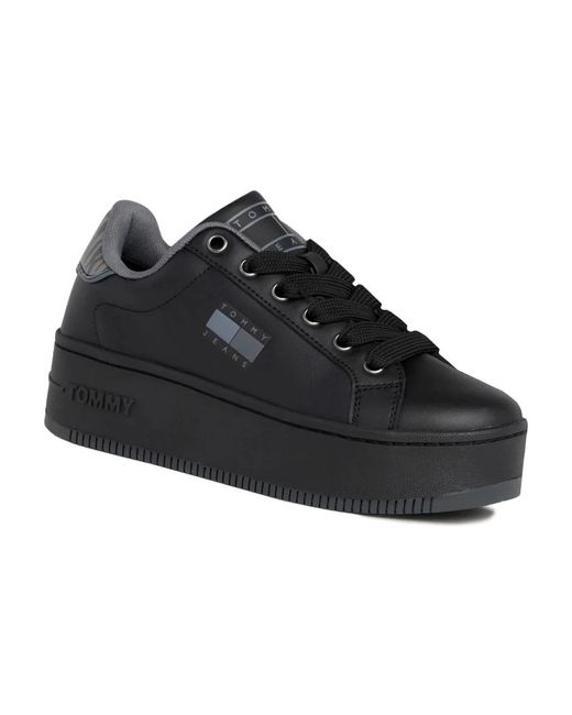 Tommy Hilfiger Black Sneakers