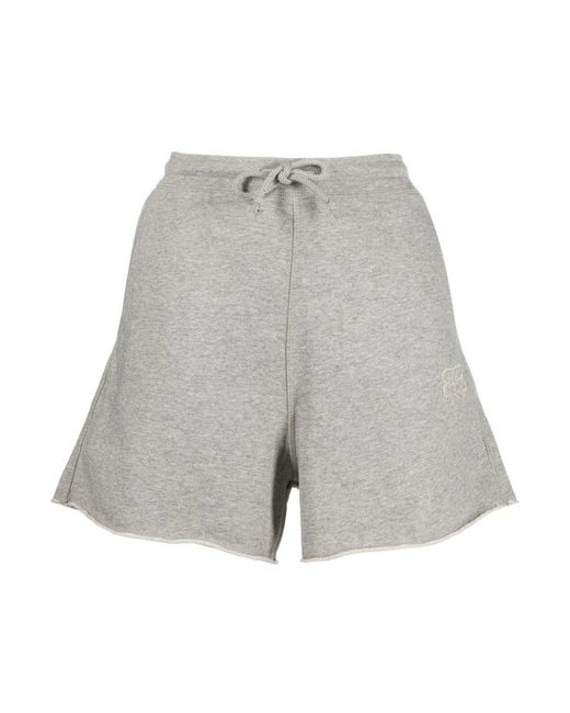 Ganni Gray Short Shorts