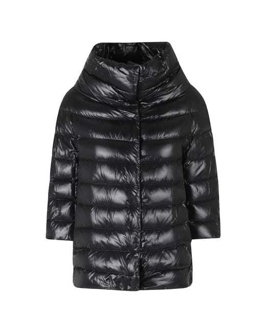 Herno Black Winter Jackets