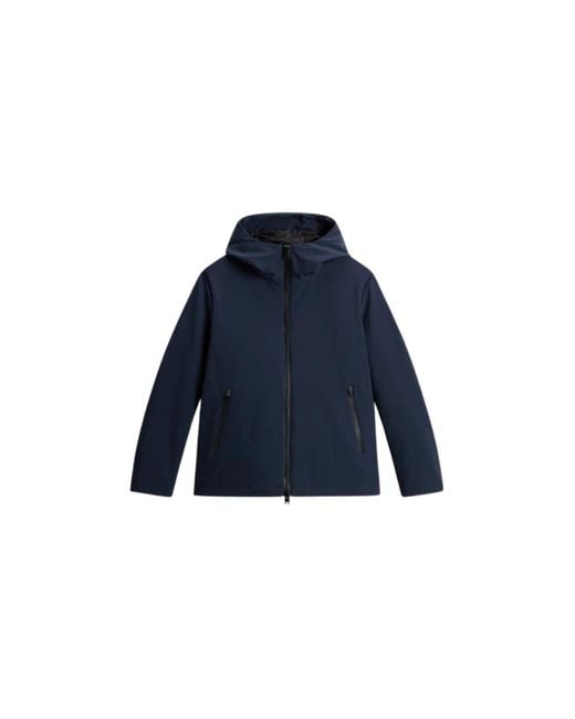 Woolrich Blue Winter Jackets for men