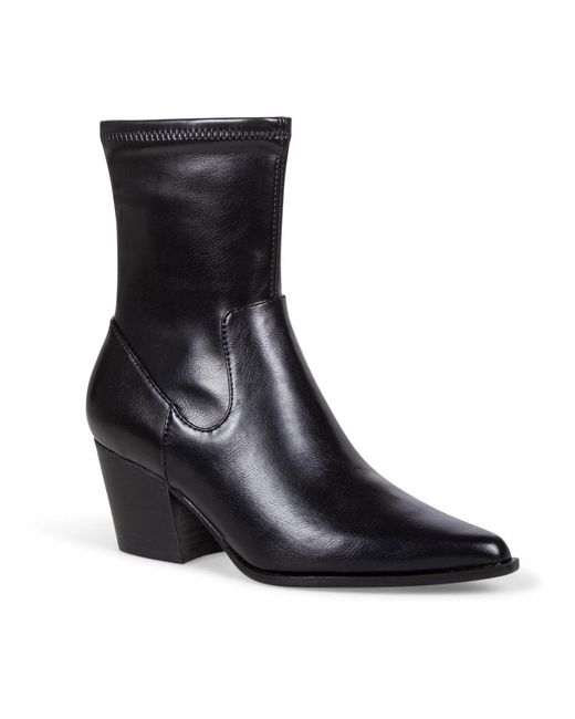 Steve Madden Black Cowboy & Biker Boots