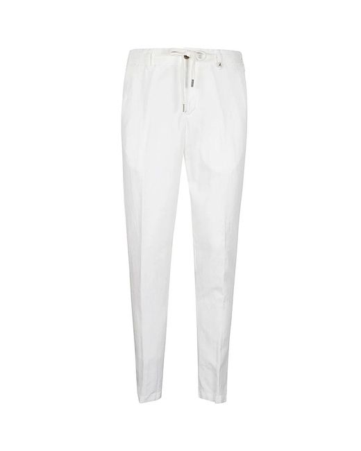 Pantalone lungo in lyocell di Myths in White