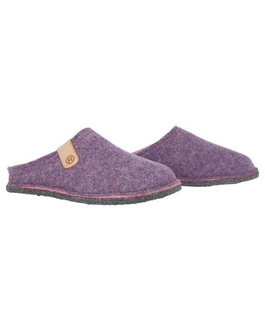 Rohde Purple Lila hausschuhe - stil lucca-d
