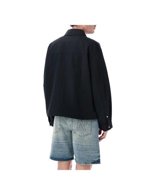 Represent Nylon Overshirt in het Black voor heren