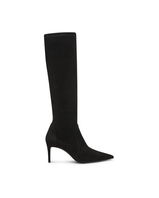 Stuart Weitzman Black Heeled Boots