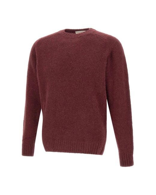 FILIPPO DE LAURENTIIS Purple Round-Neck Knitwear for men