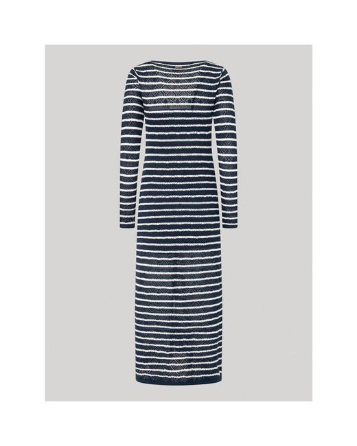 Pepe Jeans Blue Knitted Dresses
