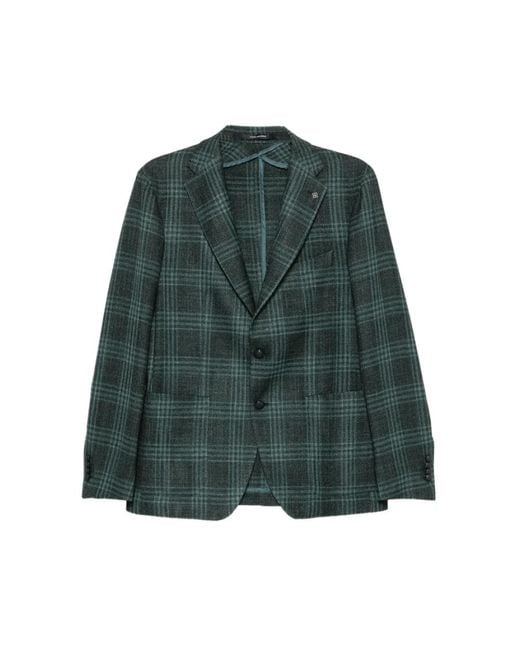 Tagliatore Green Blazers for men