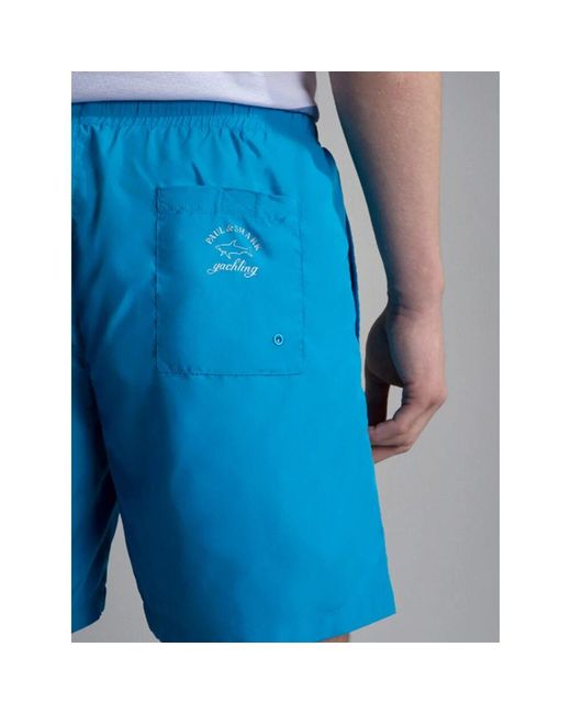 Paul & Shark Reflektierende badebekleidung in türkis in Blue für Herren