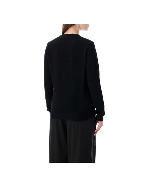 COMME DES GARÇONS PLAY Black Cardigans