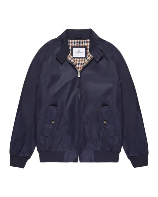 Aquascutum Blue Light Jackets for men
