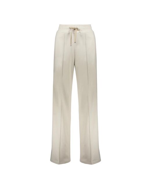 Moorer Natural Wide Trousers