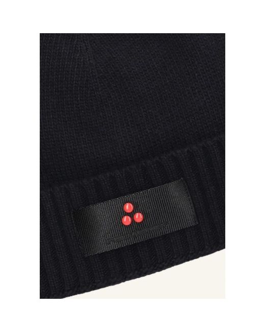 Peuterey Accessoires ,Zwart ,Wol Stijlvolle Herenmuts Voor Koude Dagen in het Black voor heren