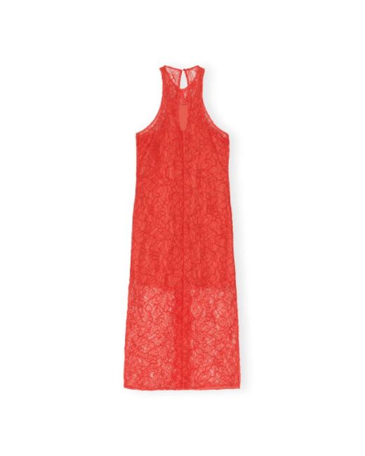 Ganni Red Summer Dresses