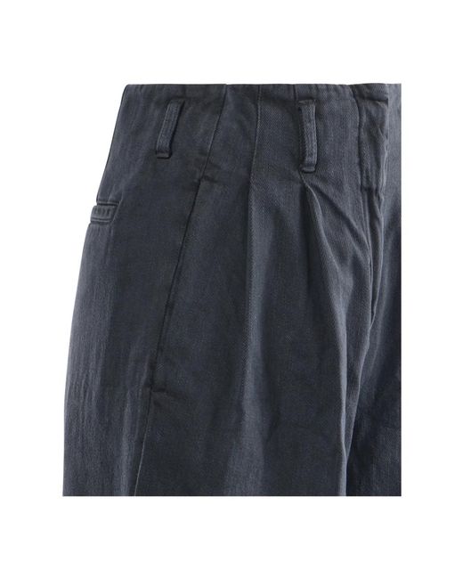 Golden Goose Deluxe Brand Blue Straight Trousers